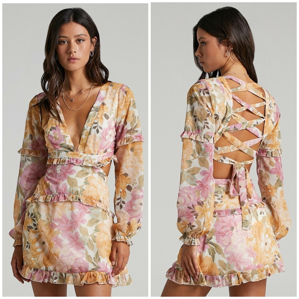 Floral Dress - SHOWPO Wait On The Dance Floor Dress In Elegant Rose